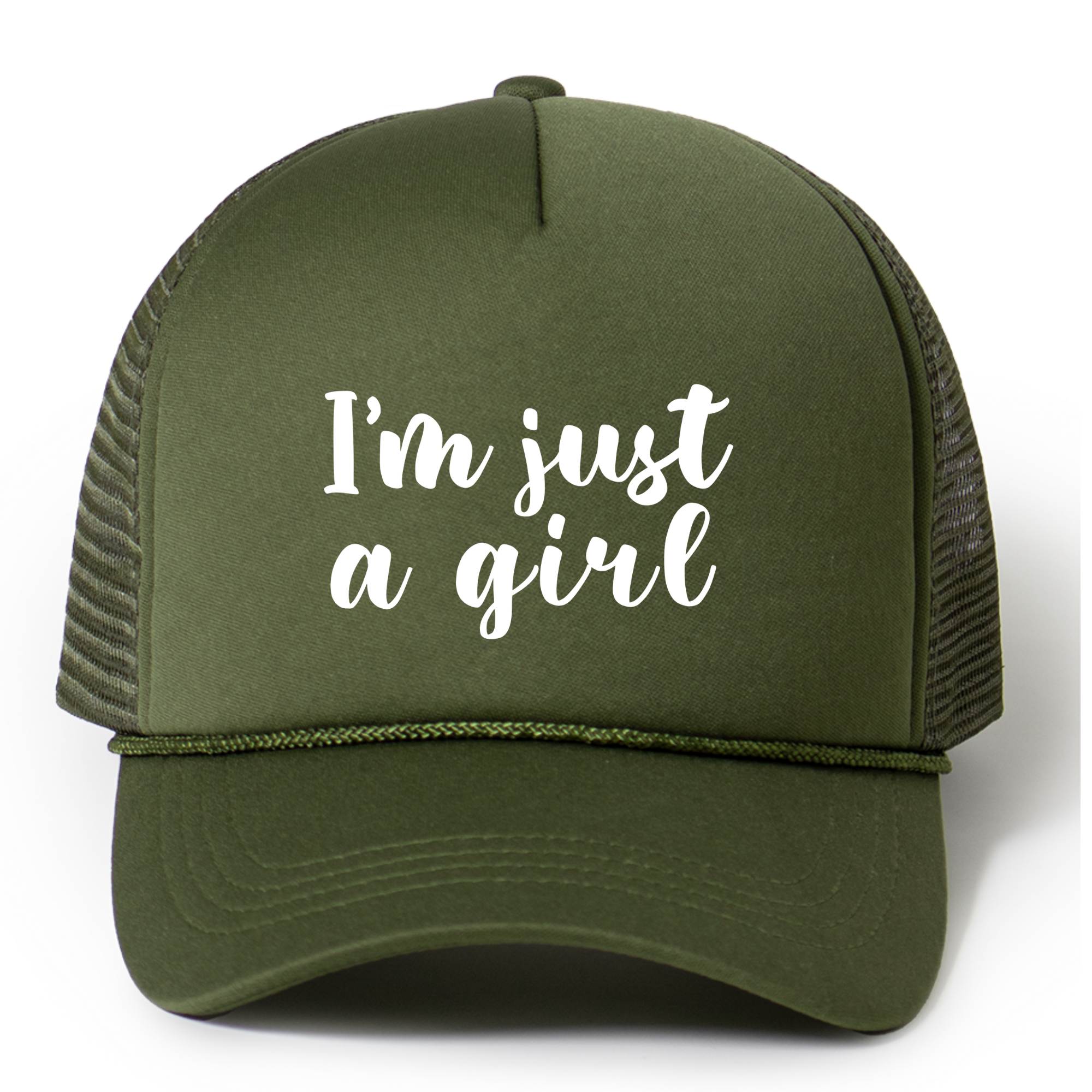 I'm Just a Girl Trucker Hat