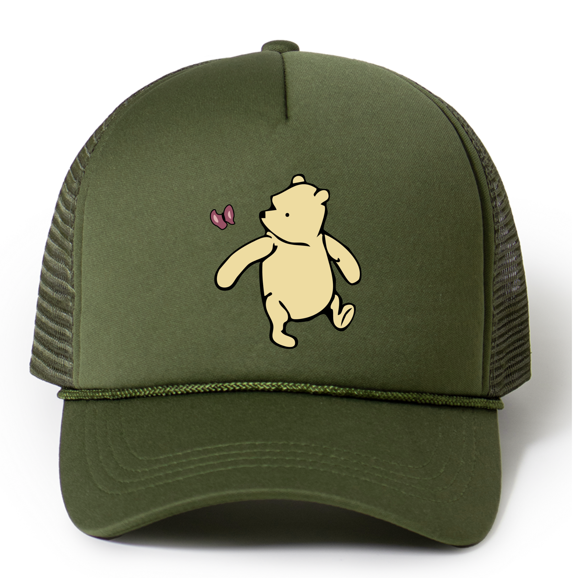 Winnie With Butterfly Trucker Hat
