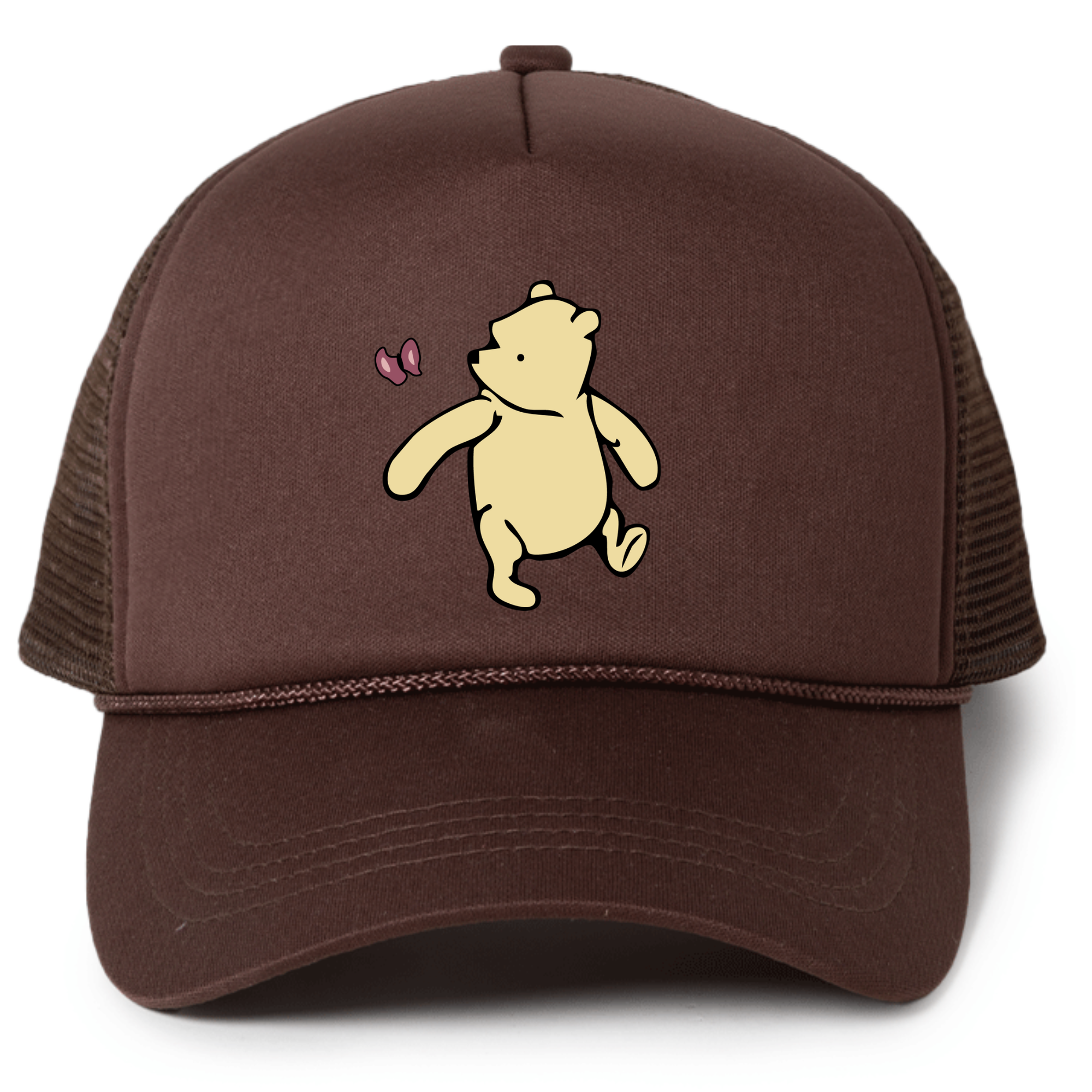 Winnie With Butterfly Trucker Hat