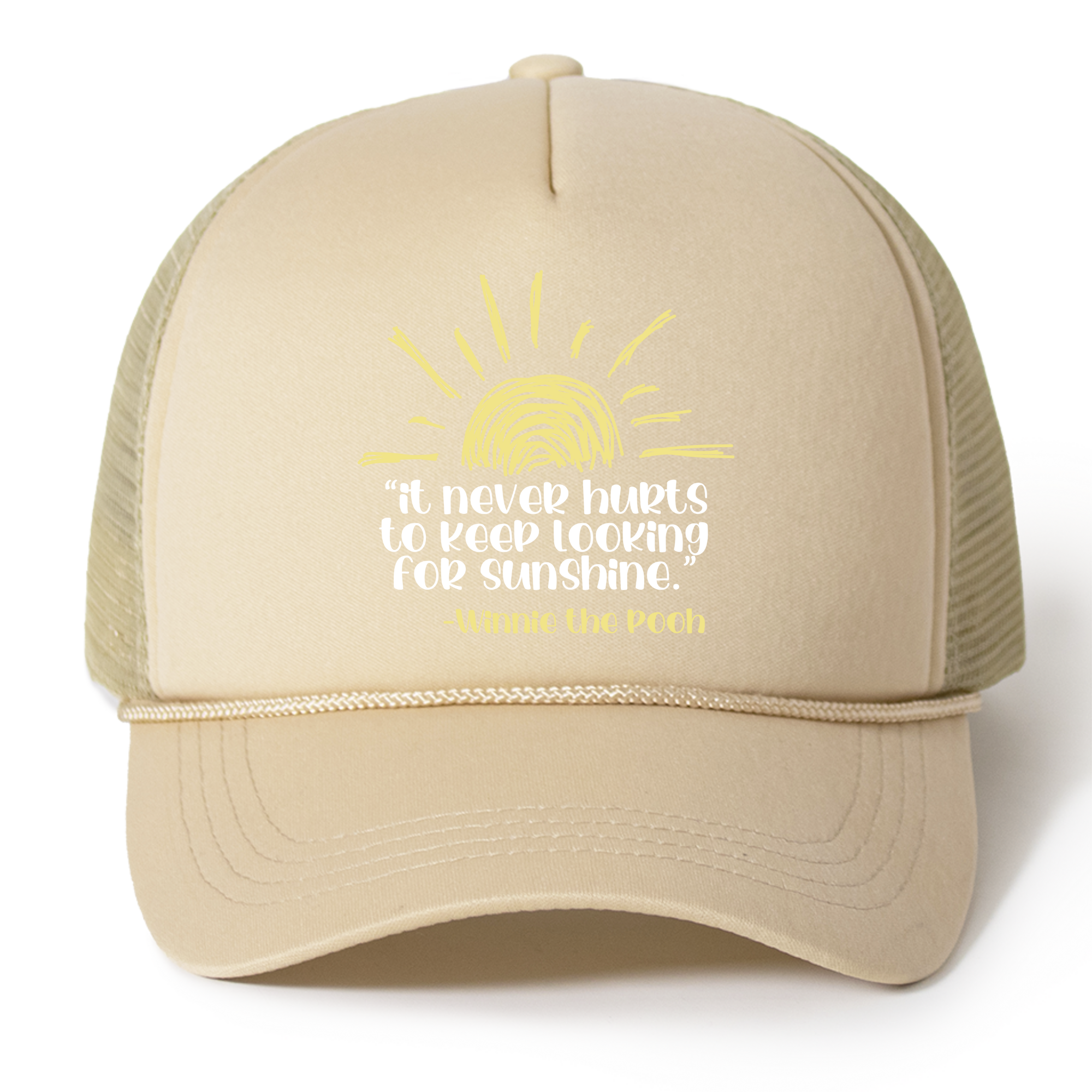 It Never Hurts to Keep Looking for Sunshine Trucker Hat