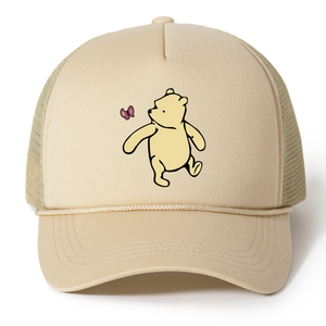 Winnie With Butterfly Trucker Hat