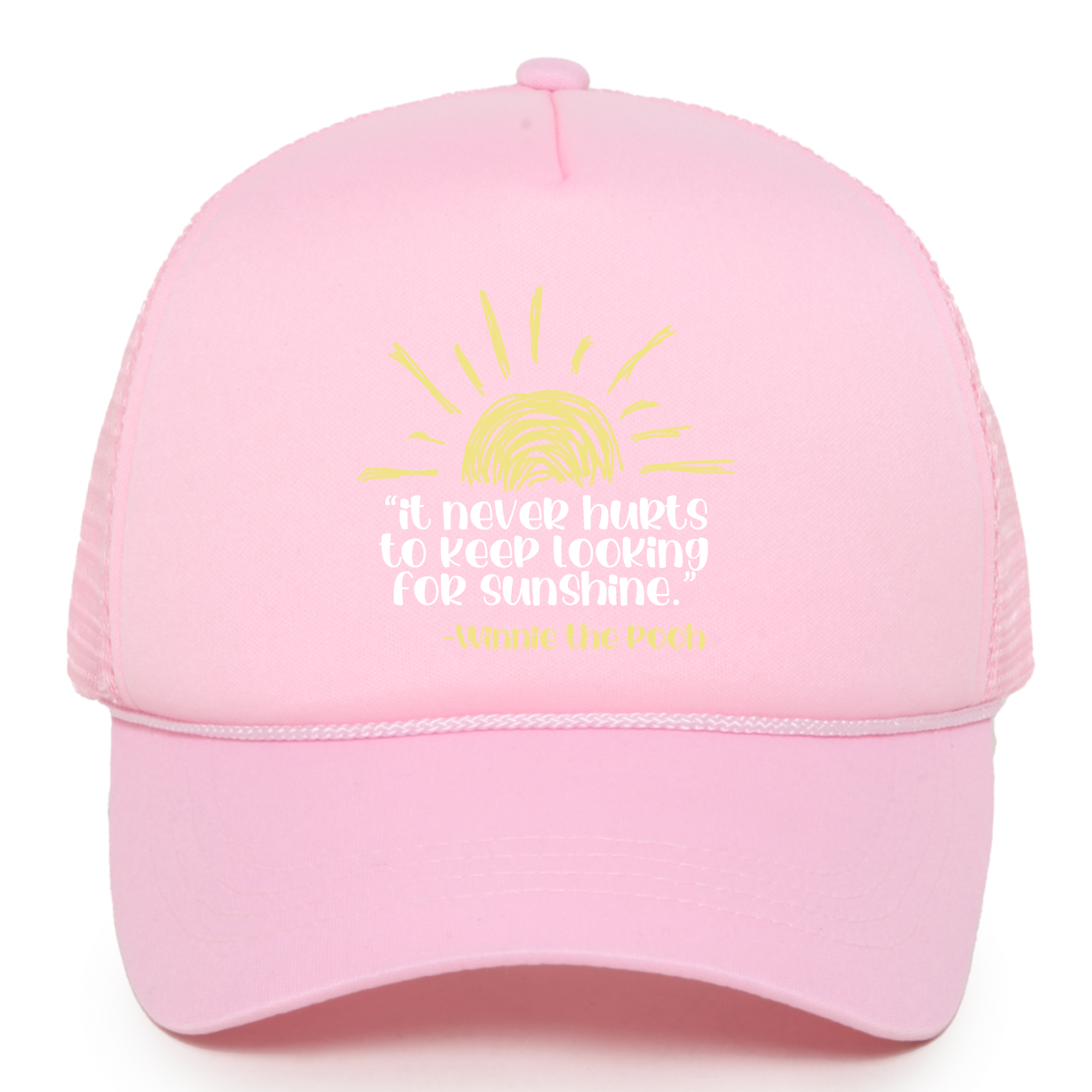 It Never Hurts to Keep Looking for Sunshine Trucker Hat