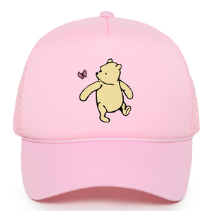 Winnie With Butterfly Trucker Hat