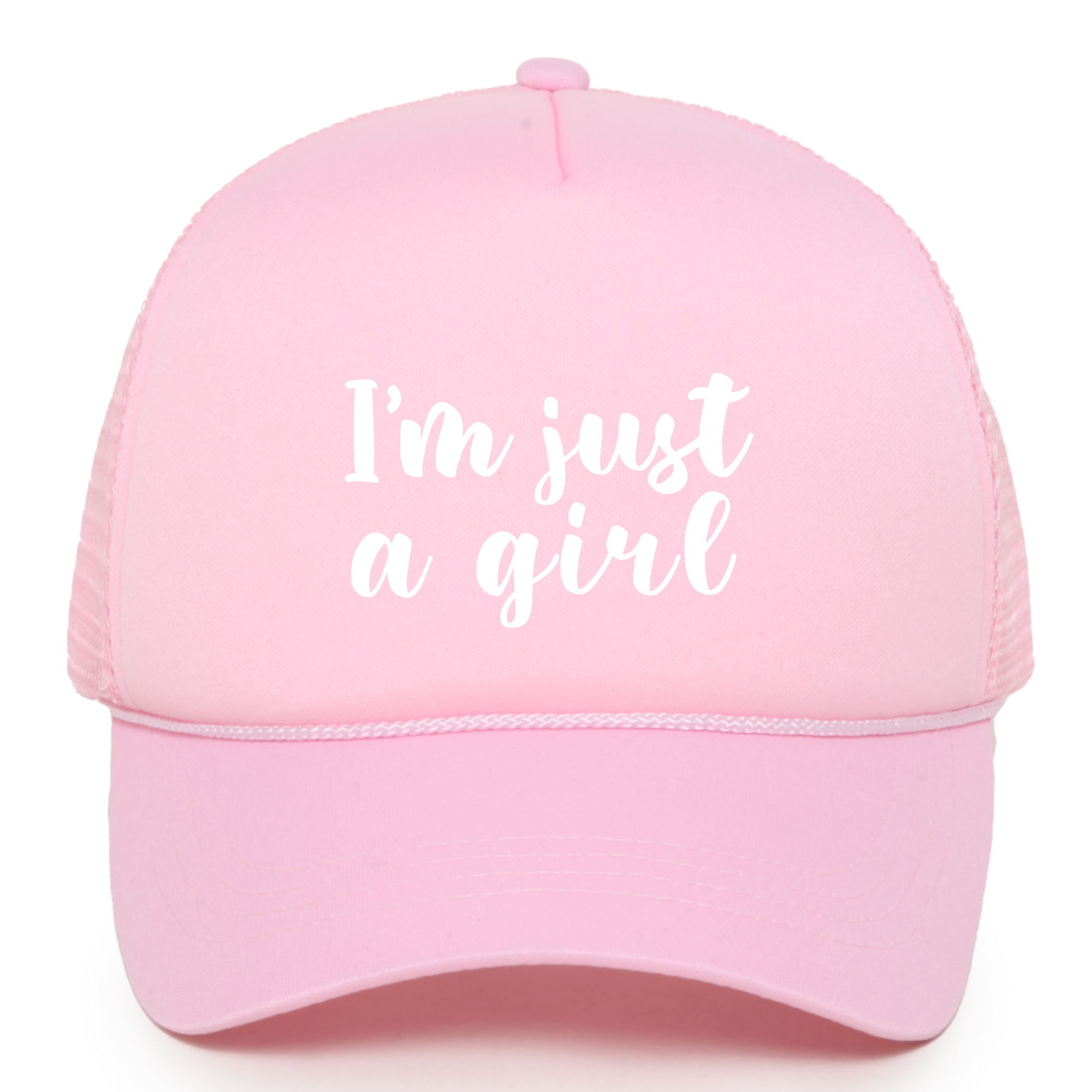 I'm Just a Girl Trucker Hat
