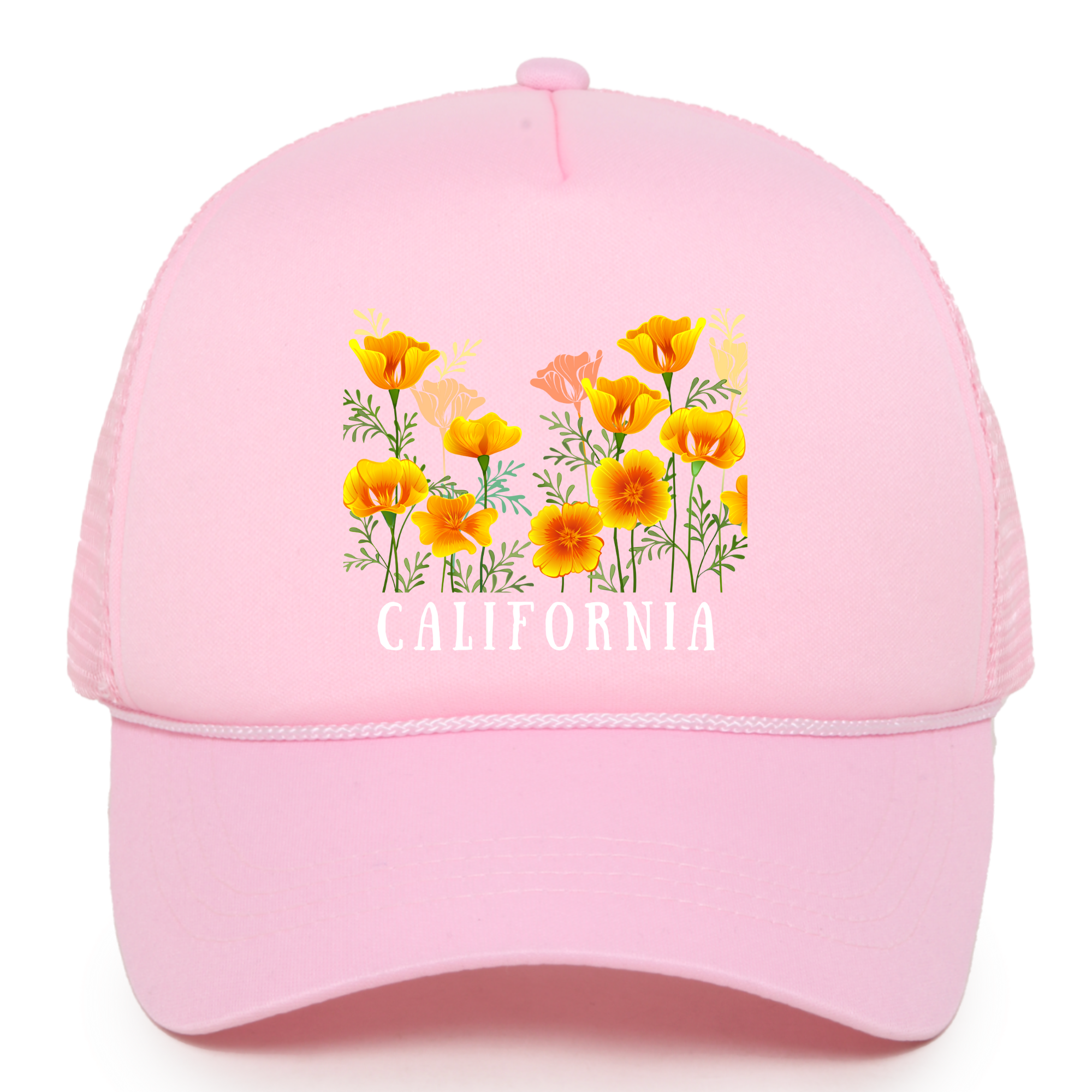 California Flowers Trucker Hat