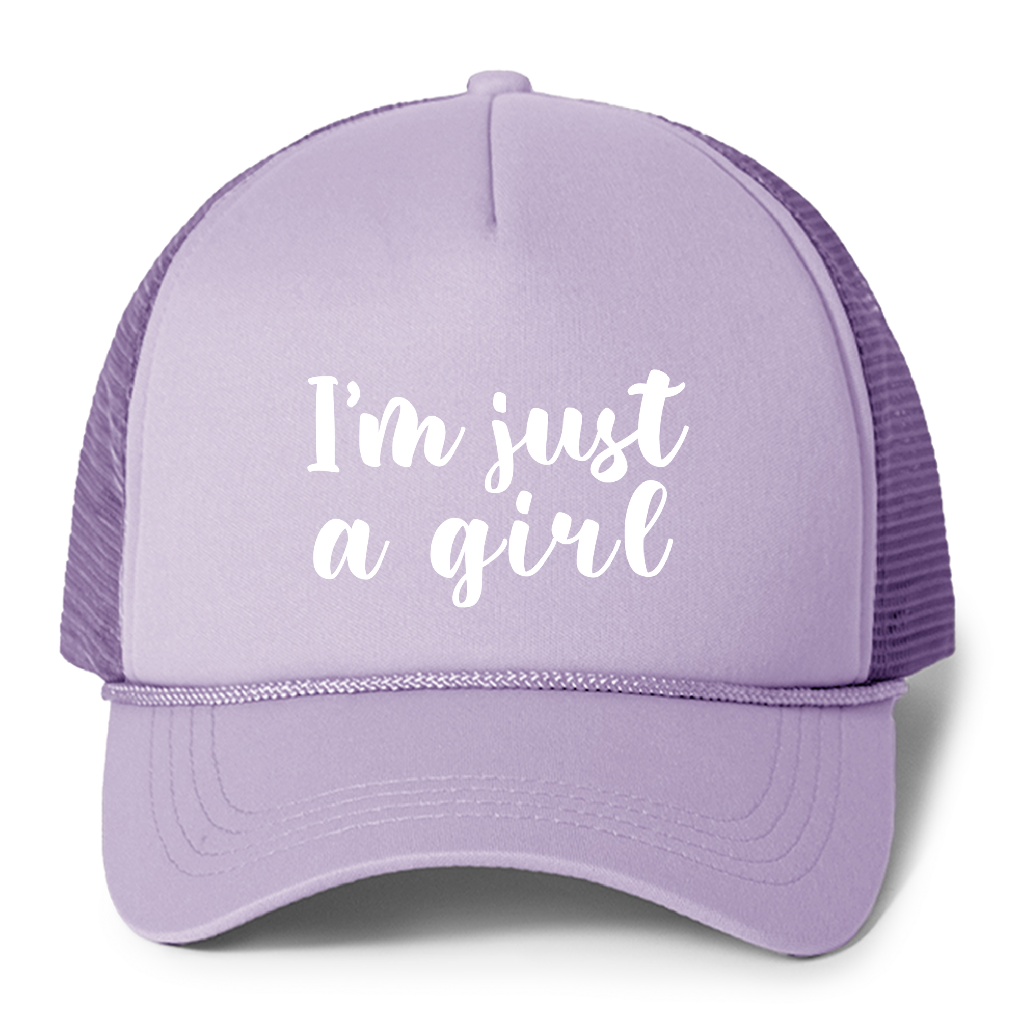 I'm Just a Girl Trucker Hat