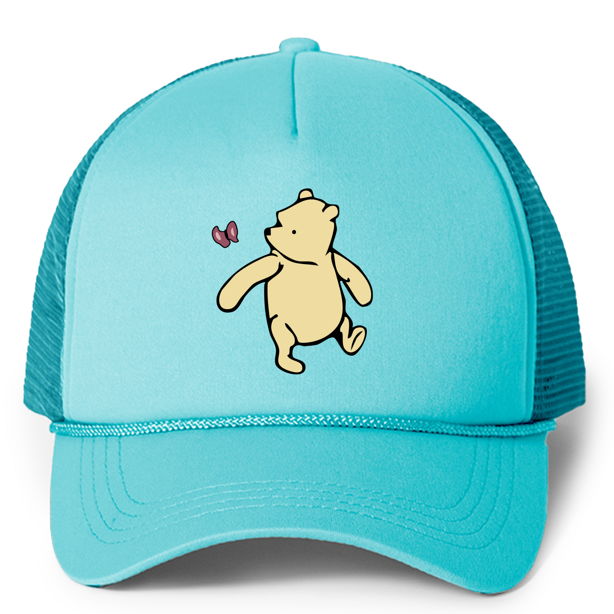 Winnie With Butterfly Trucker Hat
