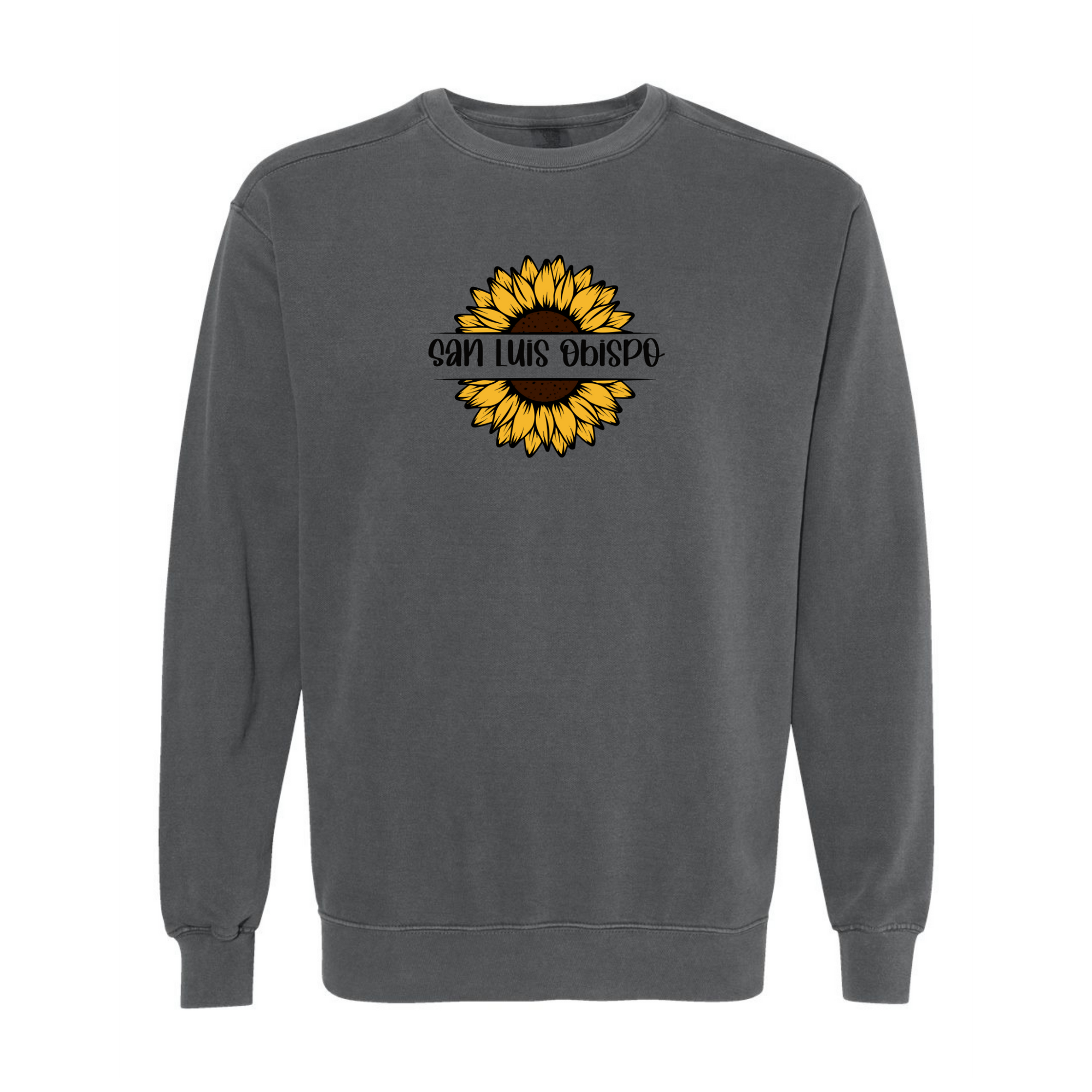 SLO Sunflower Crewneck Comfort Colors