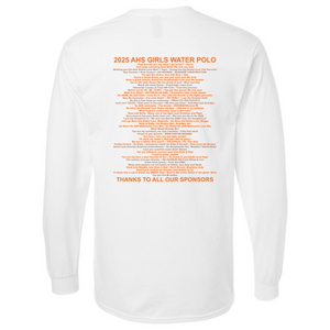 Atascadero High Water Polo Long Sleeve T-Shirt White