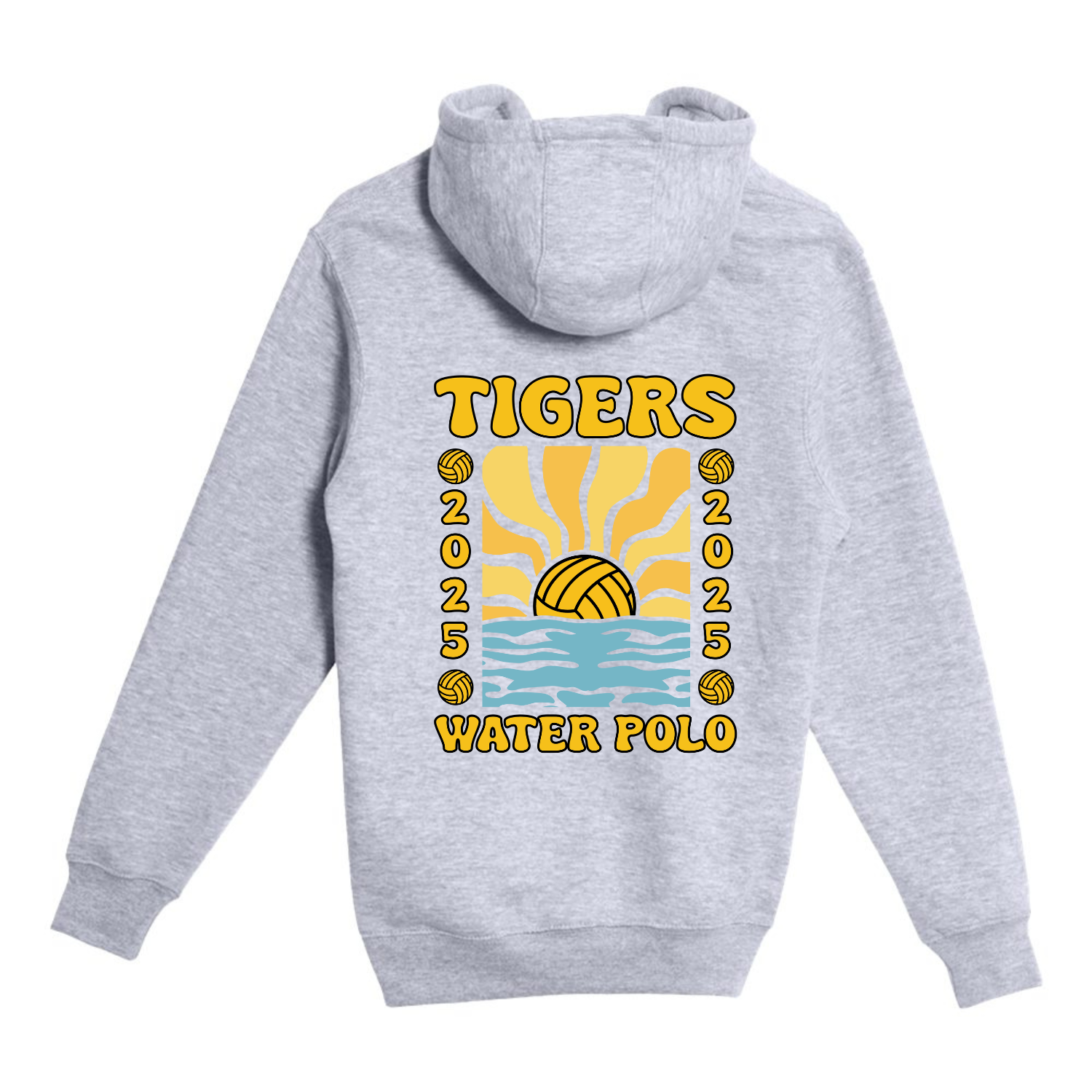 SLO High Water Polo Sunset Hoodie Heather Grey