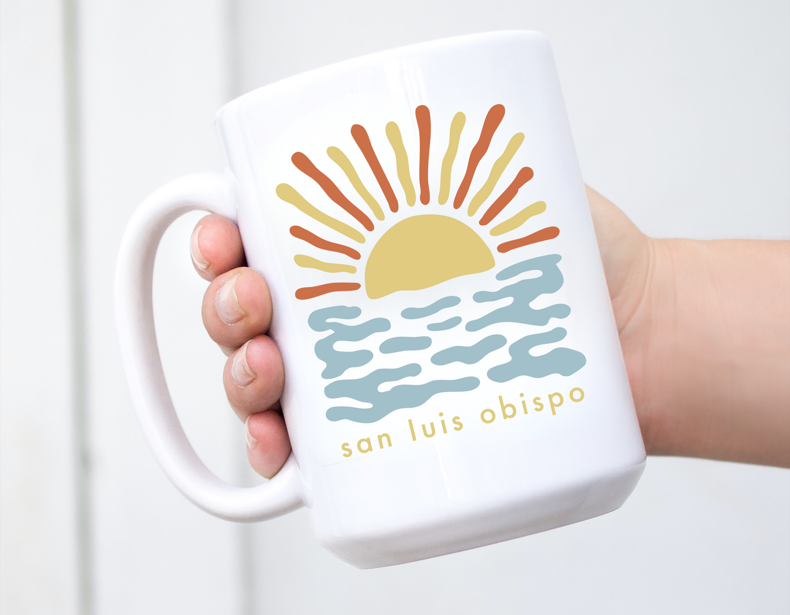 SLO Squiggle Sun Mug
