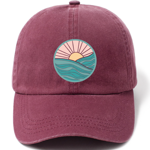 Sunny Waves Baseball Cap