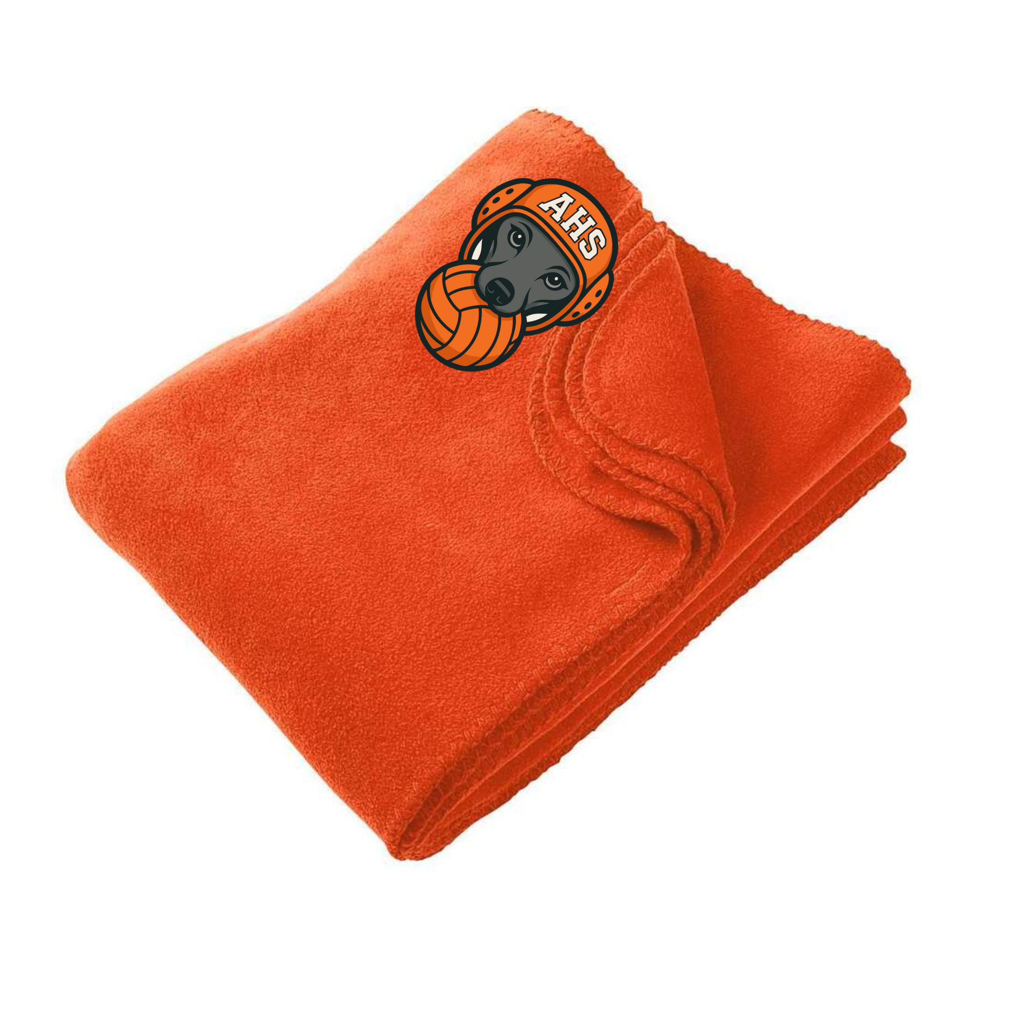 Atascadero Water Polo Fleece Blanket Orange