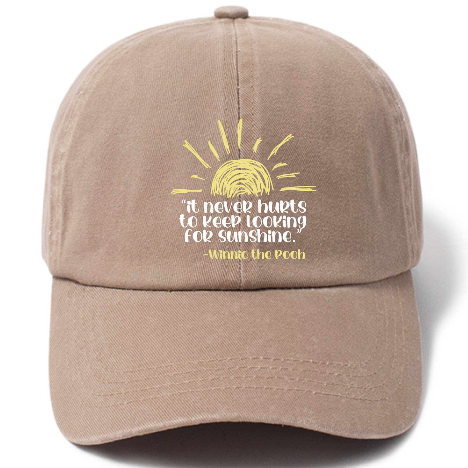 It Never Hurts to Keep Looking for Sunshine Baseball Cap