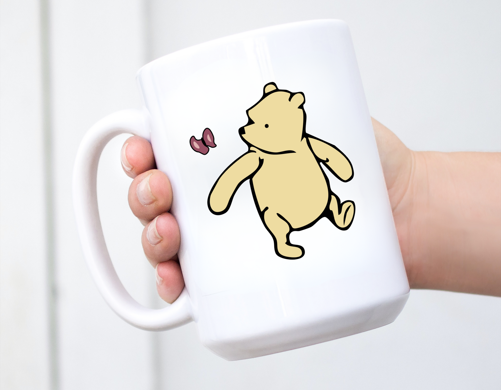 Winnie and Butterfly Mug