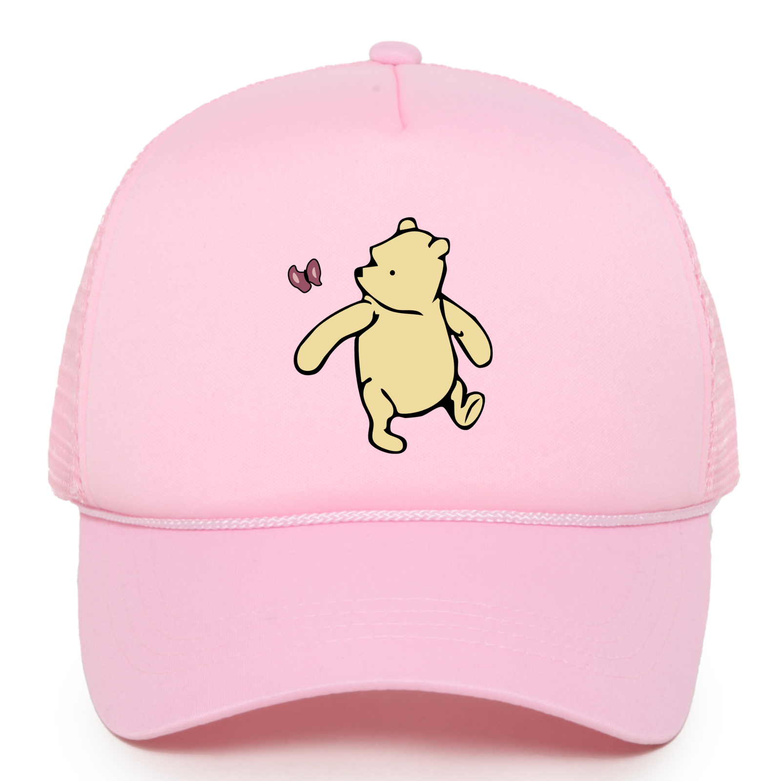 Winnie With Butterfly Trucker Hat