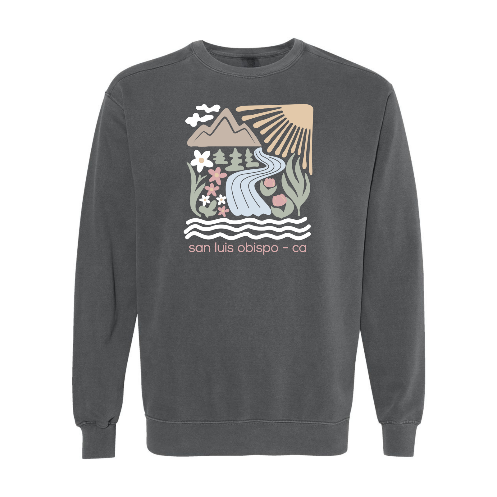 SLO Creek Bloom Comfort Crewneck