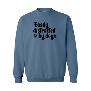 Easily Distracted By Dogs Crewneck