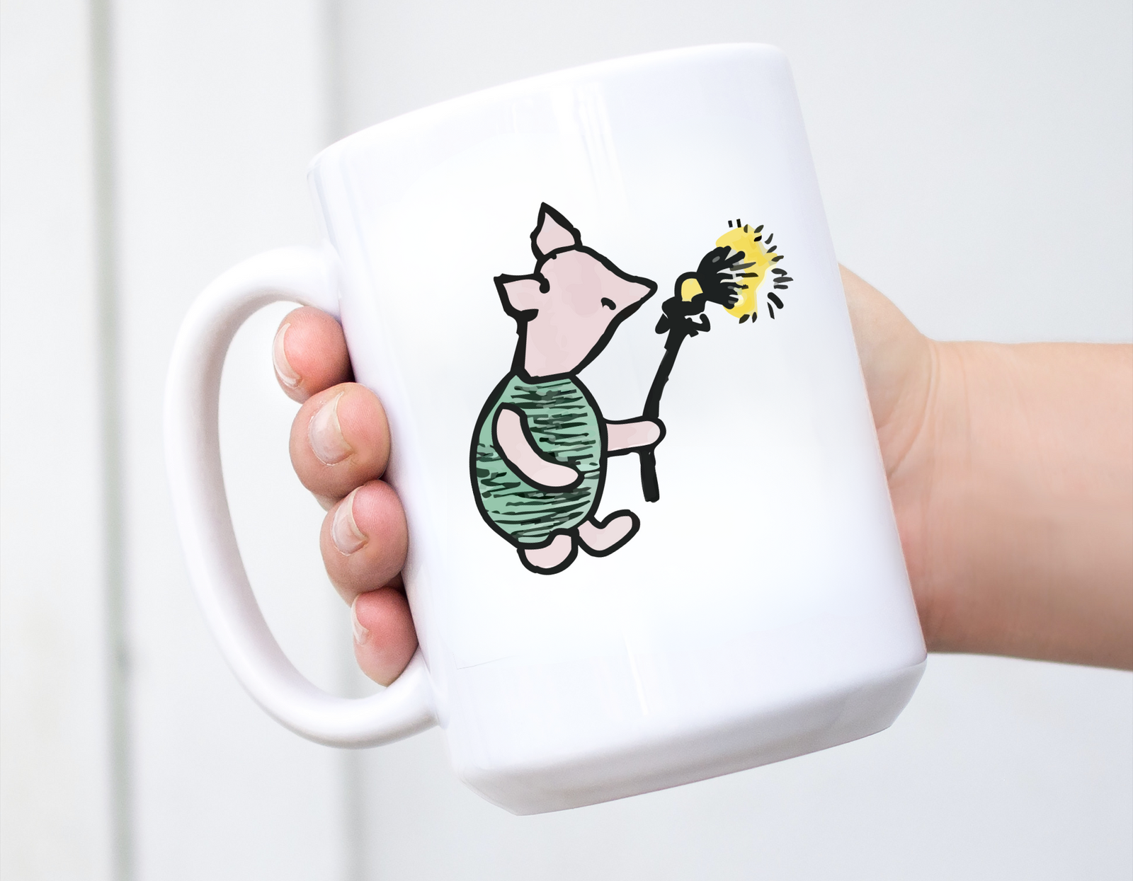 Piglet Dandelion Mug