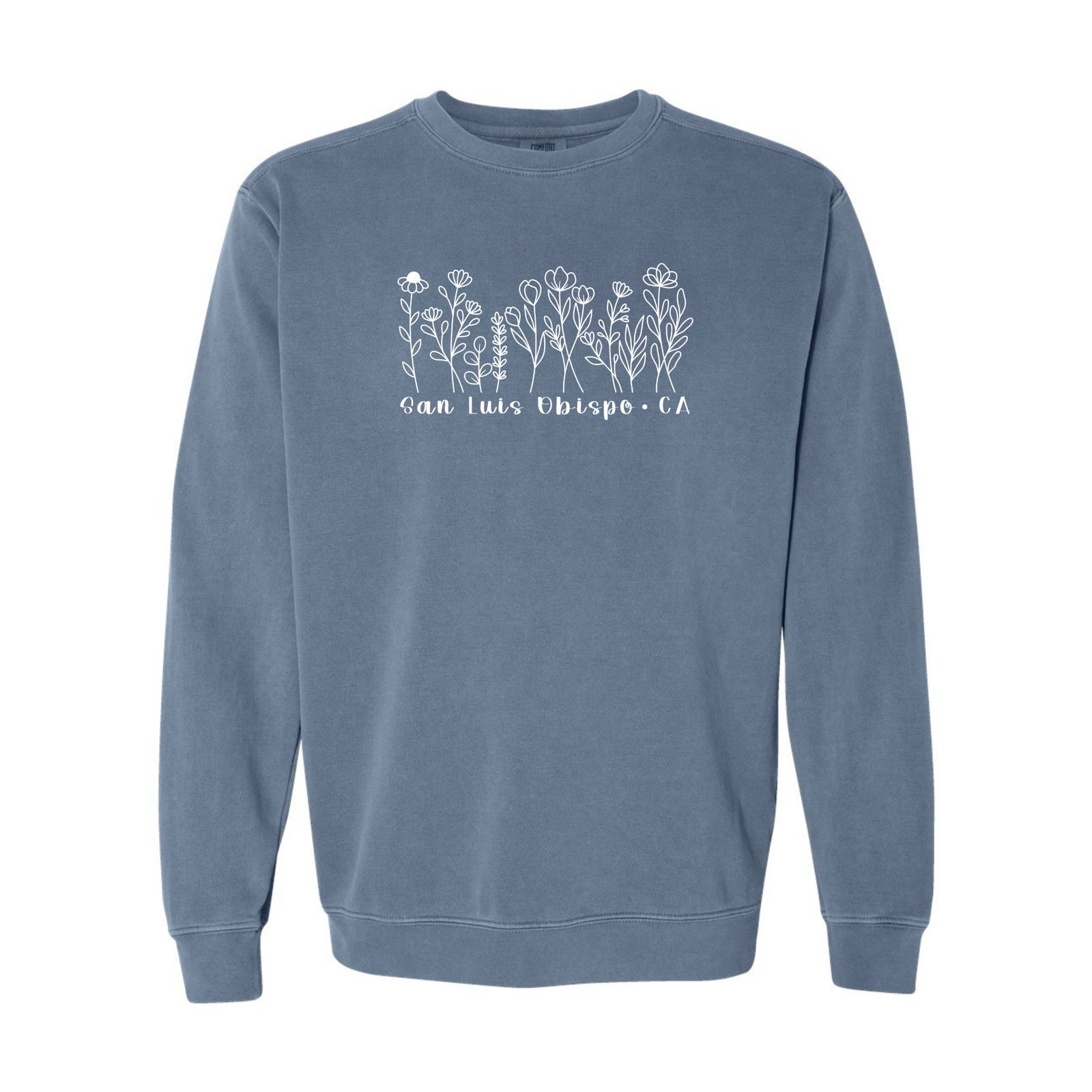 SLO Flower Line Comfort Crewneck