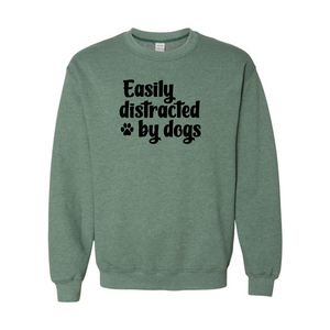 Easily Distracted By Dogs Crewneck