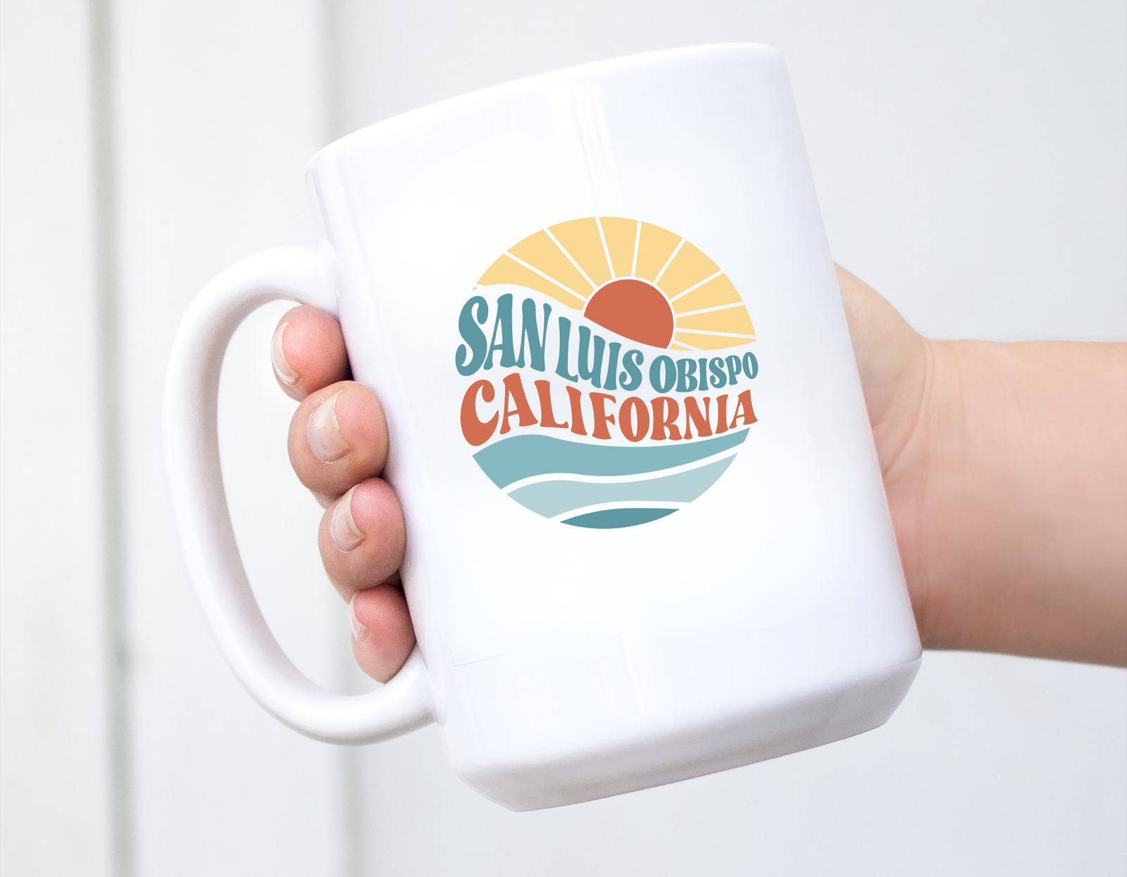 SLO Sun and Waves Mug