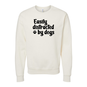 Easily Distracted By Dogs Crewneck