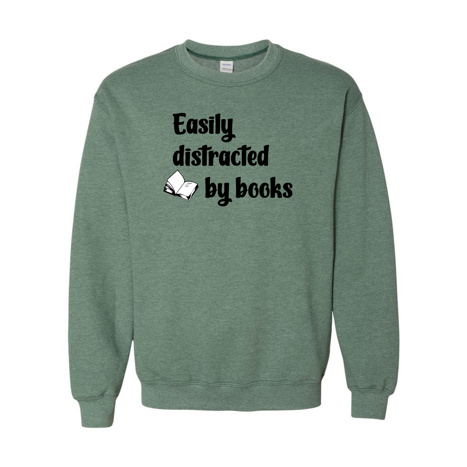 Easily Distracted By Books Crewneck