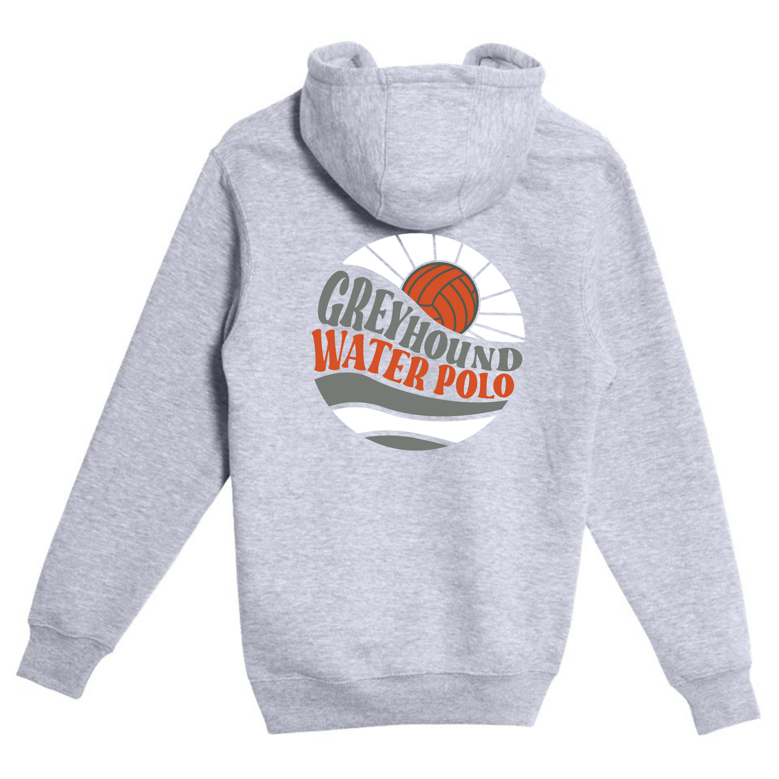 Atascadero High Water Polo Hoodie Heather Grey