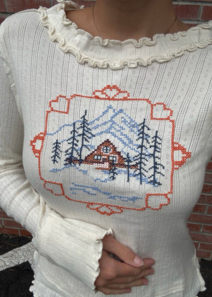 Free People Through The Woods Tee - A Frame Combo