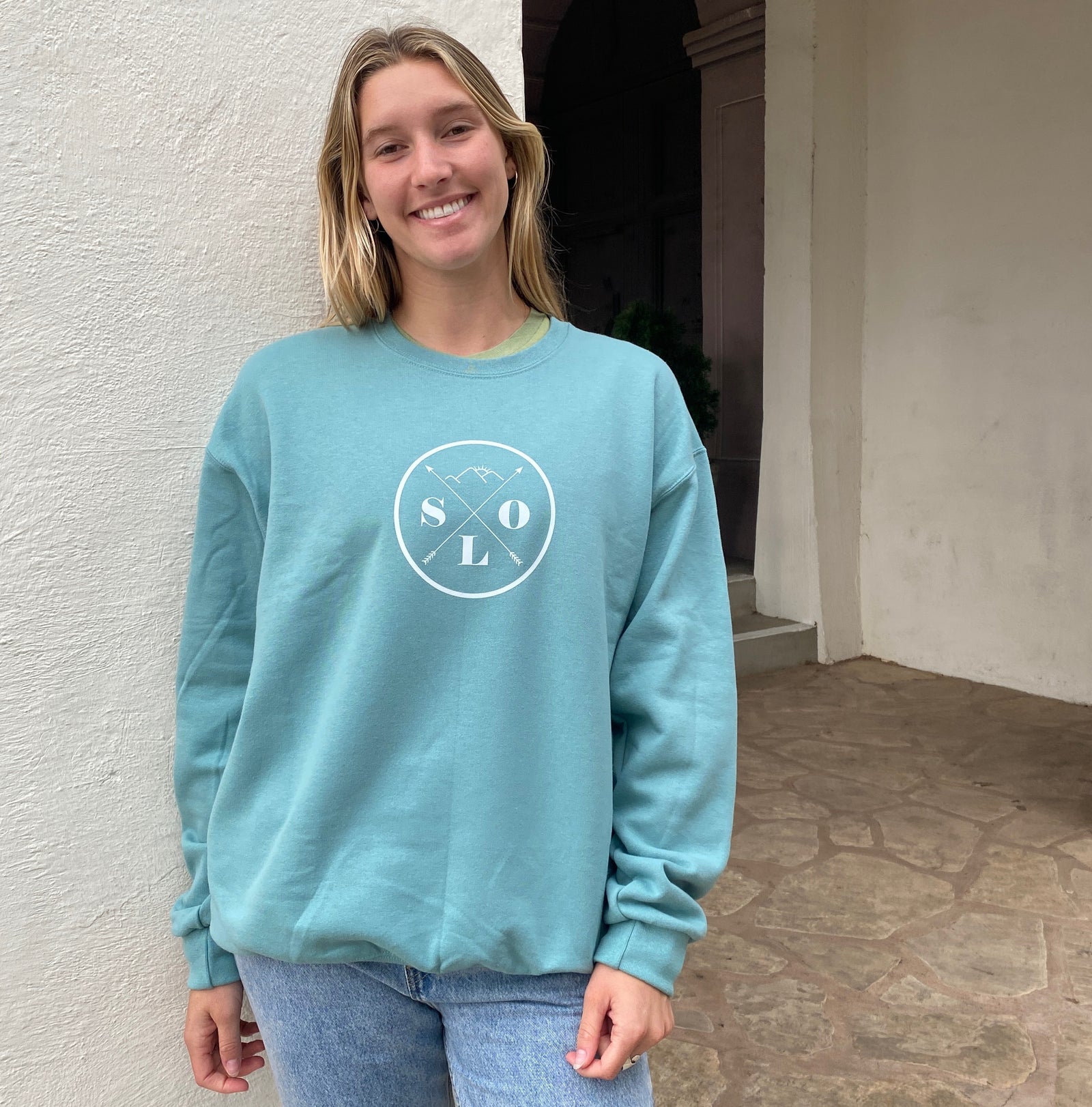 SLO Circle Arrows Crewneck