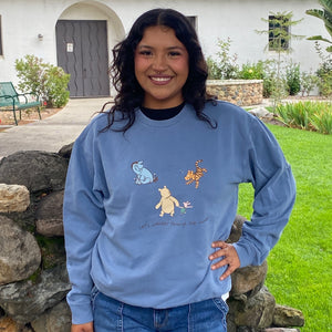 Let's Wander Comfort Colors Crewneck