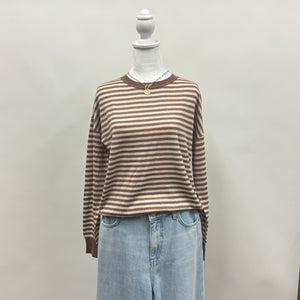 Striped Knit Sweater