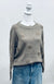 Cozy Sweater with Embroidered Floral Details Mocha