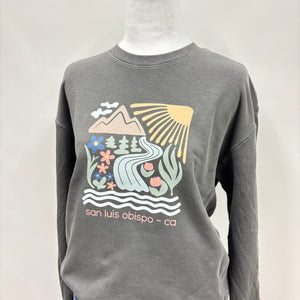 SLO Beige Bloom Comfort Colors Crewneck