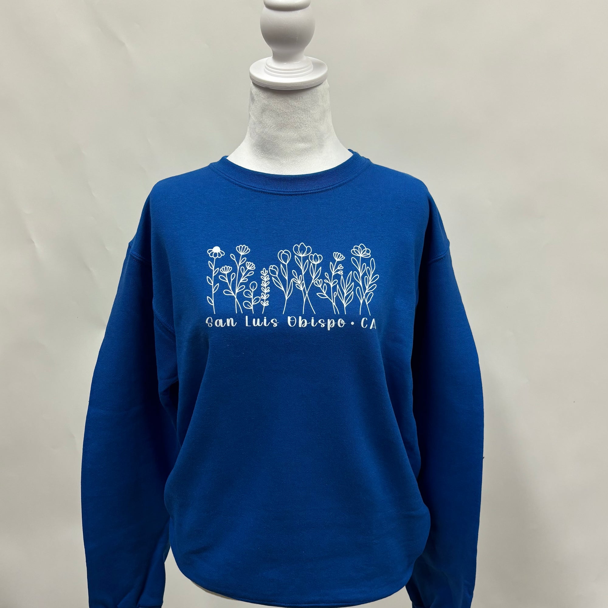 SLO Flower Line Crewneck