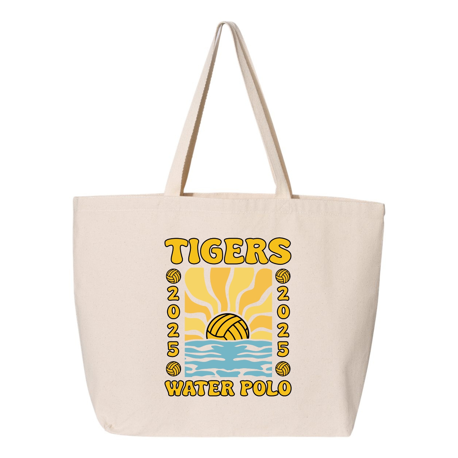 SLO High Water Polo Sunset Tote Bag