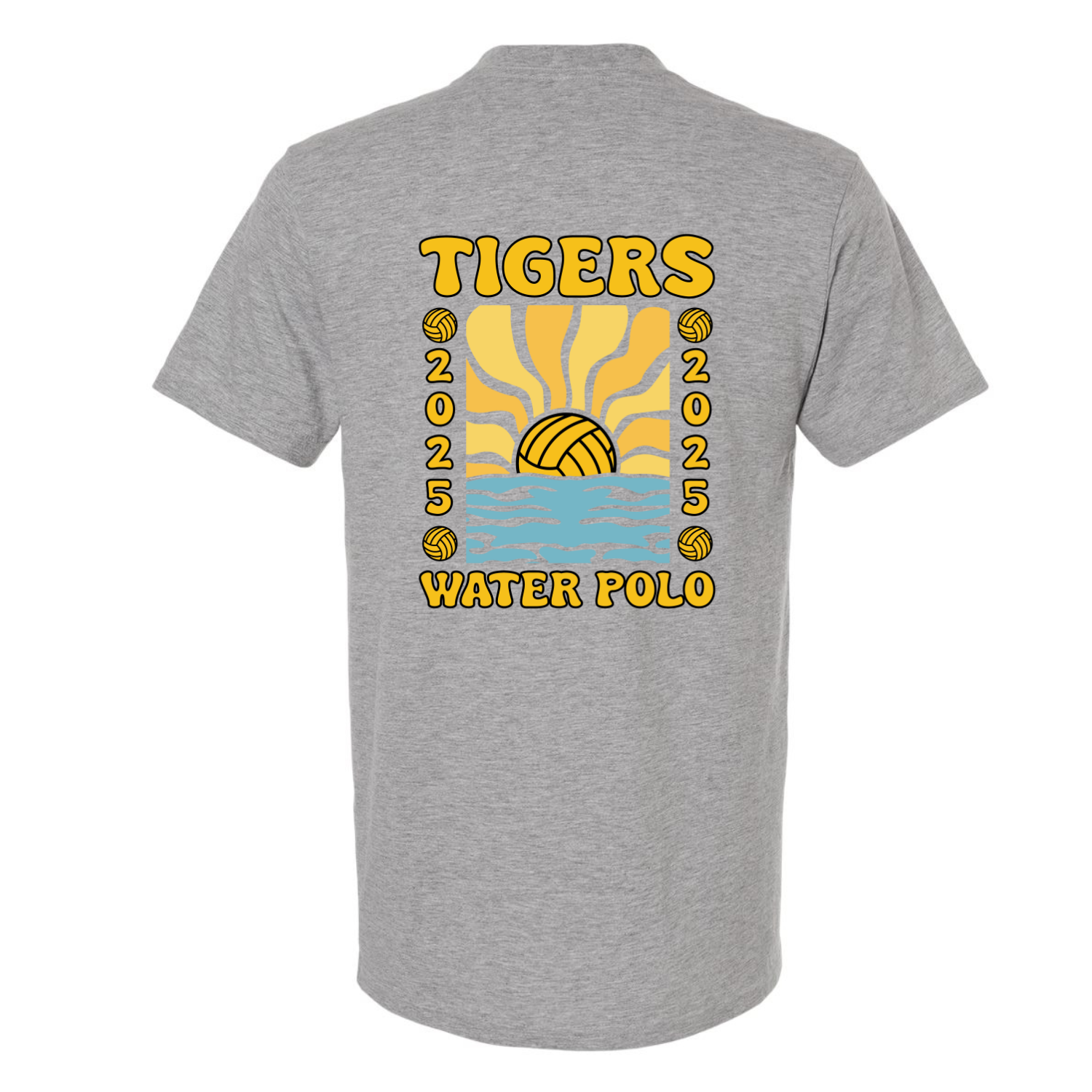 SLO High Water Polo Sunset T-Shirt Heather Grey