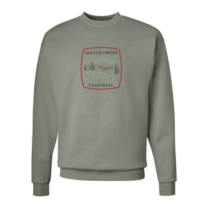 SLO Wine Label Crewneck