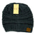 c.c. beanie teal grey 20a