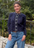 Navy White Stitch/Buttons Cardigan
