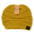 c.c. beanie mustard 20a