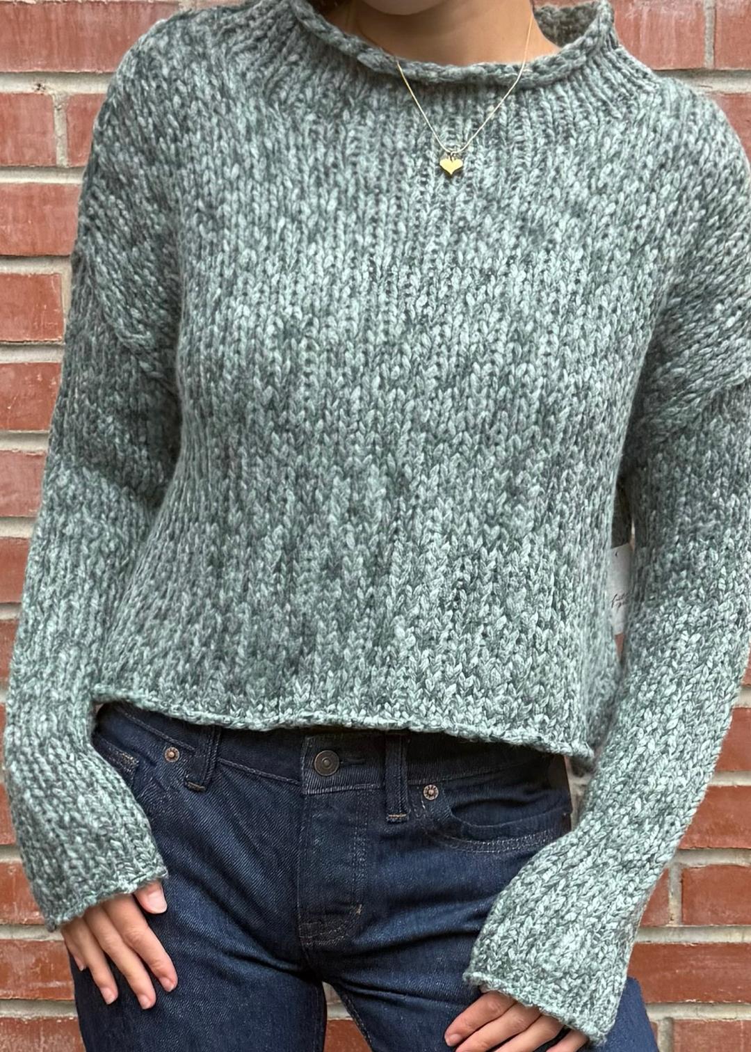 Free People Opal Sweater - Rainforest