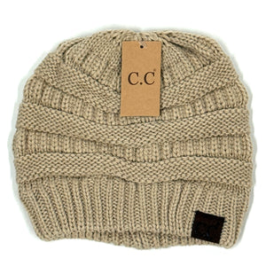 c.c. beanie new beige 20a