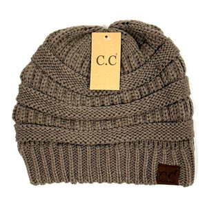 c.c. beanie tauupe 20a