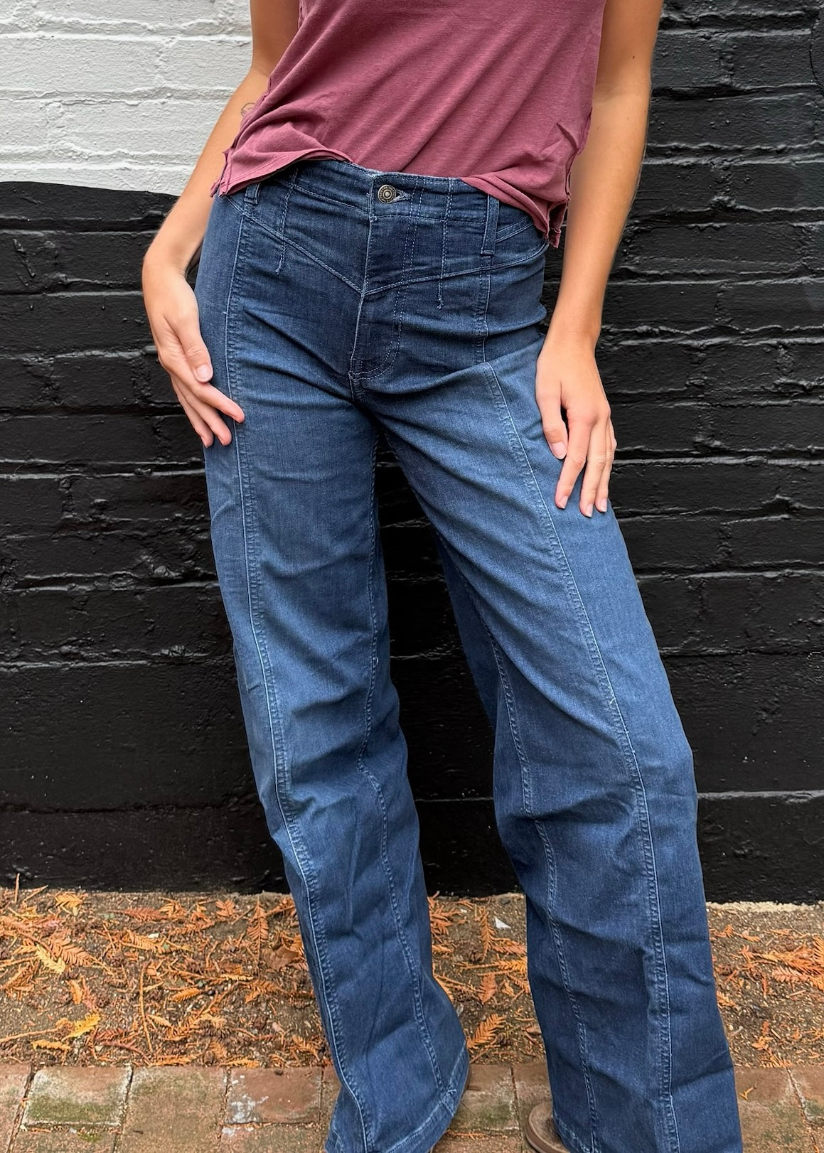 Free People Libre Wide Leg Jeans