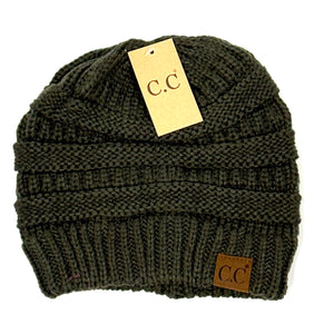 c.c. beanie new olive 20a