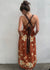 Free People Until Dawn Midi Dress - Cinnamon Combo
