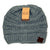 c.c. beanie light melange grey