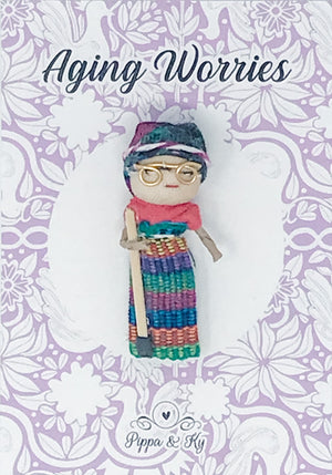 Guatemalan "Aging Worries" Worry Doll